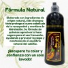 3 Pz Shampoo Tinte Instantáneo Cubre Canas Natural Jengibre