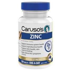 Caruso's Natural Health High Strength Zinc 120 Tablets