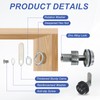 sourcing map Combination Cabinet Cam Lock, Zinc Alloy File Cabinet