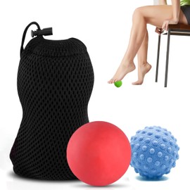 Massage Balls Lacrosse Ball Massage for Back Yoga Physio Musculaire Therapy Myofascial Release Muscle Relaxer Acupoint -OUPLIFY (CH)