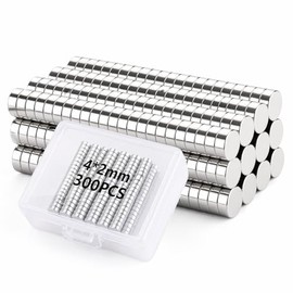 FINDMAG 300 piezas de mini imanes, disco pequeño redondo fuerte de 4x2mm, imanes de neodimio para refrigerador, oficina, pizarra blanca, manualidades 