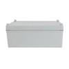 Power Junction Box with Mounting Plate ABS Plastic DIY Electrical