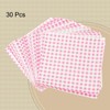 HARFINGTON 30pcs Square Checkered Wax Paper Sheets 7.09" x 7.09"
