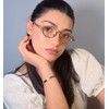 VOOGLAM Retro Round Blue Light Blocking Glasses for Women Men