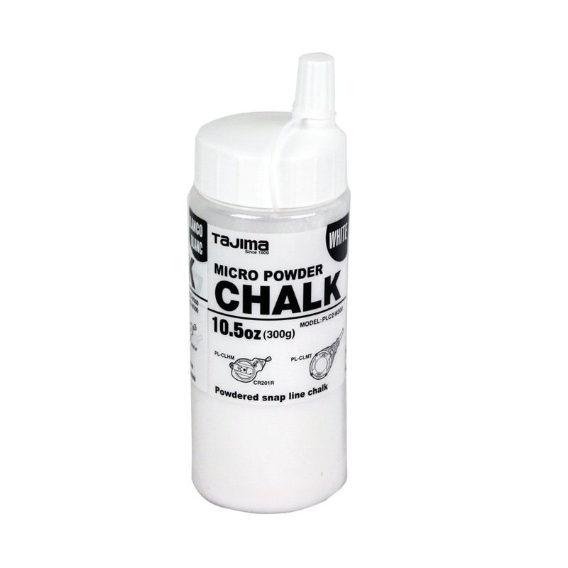 TAJIMA Micro Chalk - White 10.5 oz (300g) Ultra-Fine Snap-Line