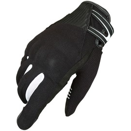 Kaedear KDR-RC-GL3 Men's Motorcycle Gloves, Spring/Summer/Fall, Mesh Protector, Smartphone Touch-Compatible Fingertips, Unique Stitching Technology, Non-Slip, Breathable (White, XL)