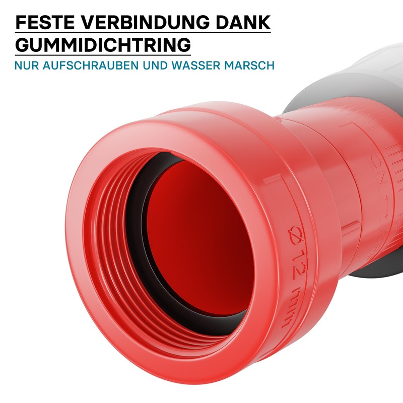 Polycarbonate Fire Hose Nozzle 1.5 Inch THW Firefighting