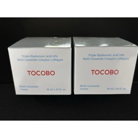 Tocobo Triple Hyaluronic Acid 10% Multi Ceramide Cream 1.69oz (2 Pack)