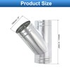 TOP-VIGOR 6" Inch to 6" Inch Wye Shape Duct Splitter,