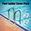 Pool Ladder Escutcheon Plates, Cover Plates & Trim Rings for