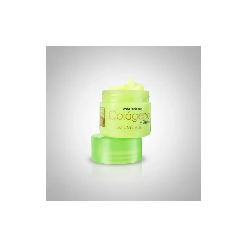Crema Facial Con Colageno Y Elastina Natural Skin Arabela