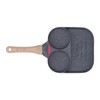 Egg Frying Pan Heat Sensitive Silicone Aluminium Pancake Frying Pan