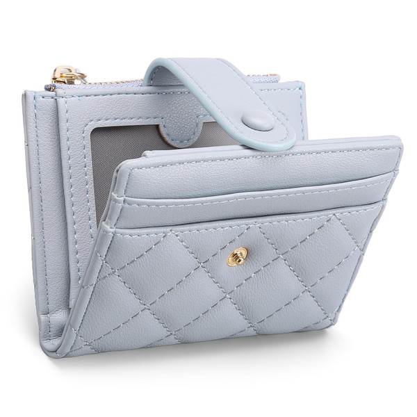 GAEKEAO Small Wallet for Women Bifold Leather RFID Blocking Credit