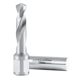 Accusize Industrial Tools 1/2'' Dia of Drill H.S.S. Fully Ground Drill with 3/4 Inch Weldon Shank, 2" Cutting Depth, 0519-2012