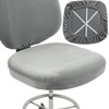 BUYUE BUYUE Task Office Chair Seat Cover, Super Soft Velvet
