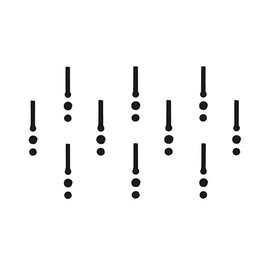 Comet Busters Beautiful Traditional Black Bindi