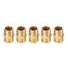 10 Pieces 1/4 BSP to 1/4 BSP Male Thread Brass
