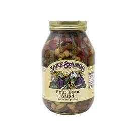 Jake & Amos Four Bean Salad 34 Oz. (2 Jars)
