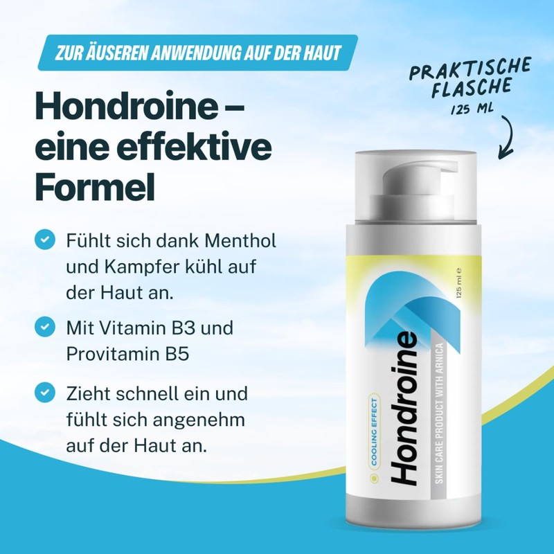 Hondroine Skin Care Cream with Mentha Arvensis Leaf Oil and