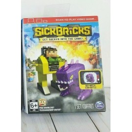 Spin Master SickBricks - Major Blazer vs. Xenomax Alien App Game - New (Eyecue)