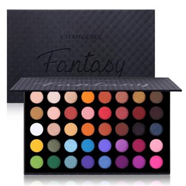 UCANBE Paleta de Sombras de Ojos Altamente Pigmentada, Mate Shimmer Metálica, Larga Duración, Fácil de Difuminar, Colores Naturales, Maquillaje de... 