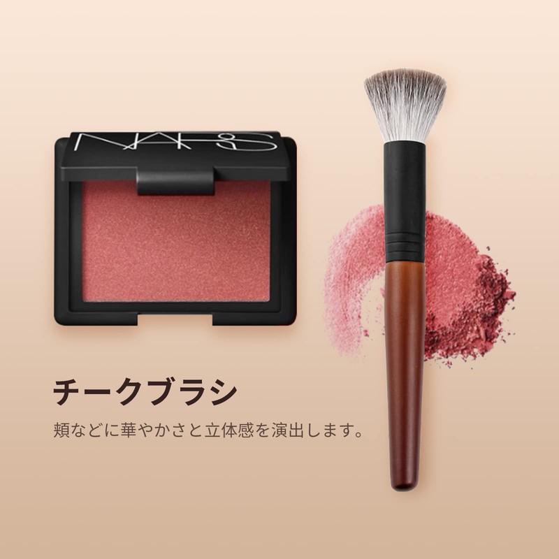 Y-KINZ Luxury Silver Fox Makeup Brush, Makeup Brush, Makeup Brush,