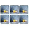Plymouth Pottery - Blue Harmony Coasters - Set of 6
