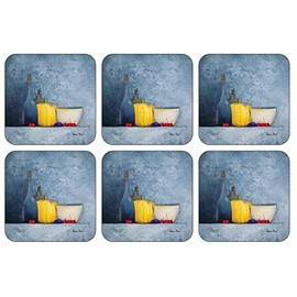 Plymouth Pottery - Blue Harmony Coasters - Set of 6