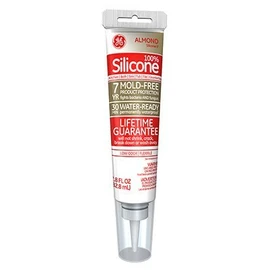 GE Silicone 2 Almond Silicone 2 Kitchen and Bath Silicone 2.8 oz.