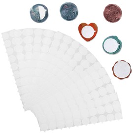 320pcs/1 Inch Double Sided Adhesive Dots, Clear Adhesive Dots Wax Seals Strong-Adhesion Glue Point Removable for Craft DIY Art Festival Deco