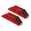 2 PCS Solar Warning Light 200mAh Light Control Waterproof Barricade