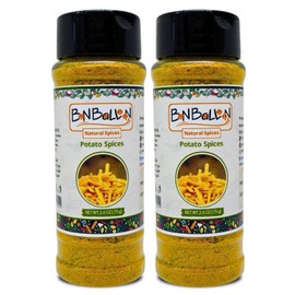 Natural Spices Potato Spice Powder Ground Seasoning Pure Premium Herb Herbs Herbal Food Cooking Crispy Fries Egyptian No Gmo No Additives Kosher Halal (2 Pack = 5.29 oz / 150 gm) بهارات بطاطس حلال