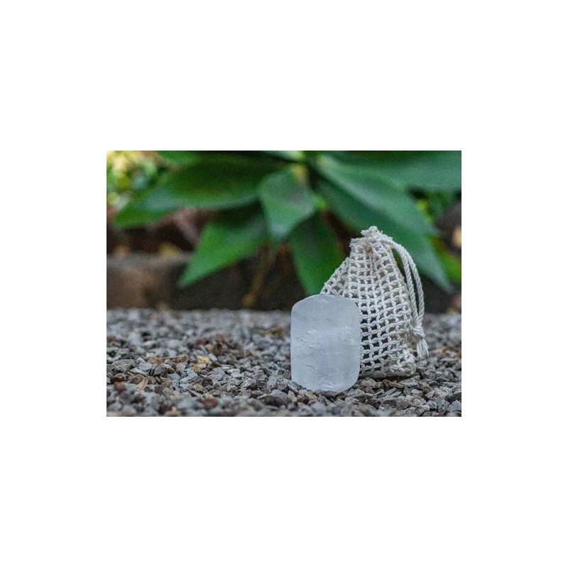 Desodorante Piedra de Alumbre BIENES JOU 80g Antimanchas Natural Cristal
