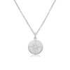 Compass Necklace Graduation,Silver Sport Stainless Steel Adjustable Friendship Compass Necklace
