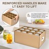 PPXHFV 6 Pcs Canning Jar Storage,Fits 32 oz Jars Regular