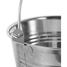 Mayuela – Metal Bucket – Tin Bucket – Stainless Steel – 4 Litres