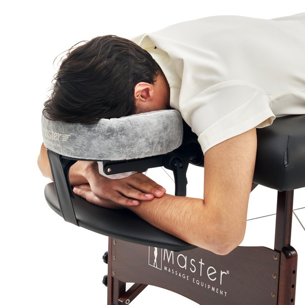 Master Massage Disposable Fitted Soft Headrest Cover for Massage Table