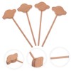 Operitacx 4pcs Unfinished Wooden Fairy Sticks for Crafts Lightweight Decorative