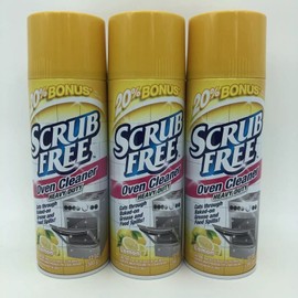 Scrub Free 3X Scrub Free Oven Cleaner Heavy Duty & Fume Free Cuts Through Baked On 12 Oz
