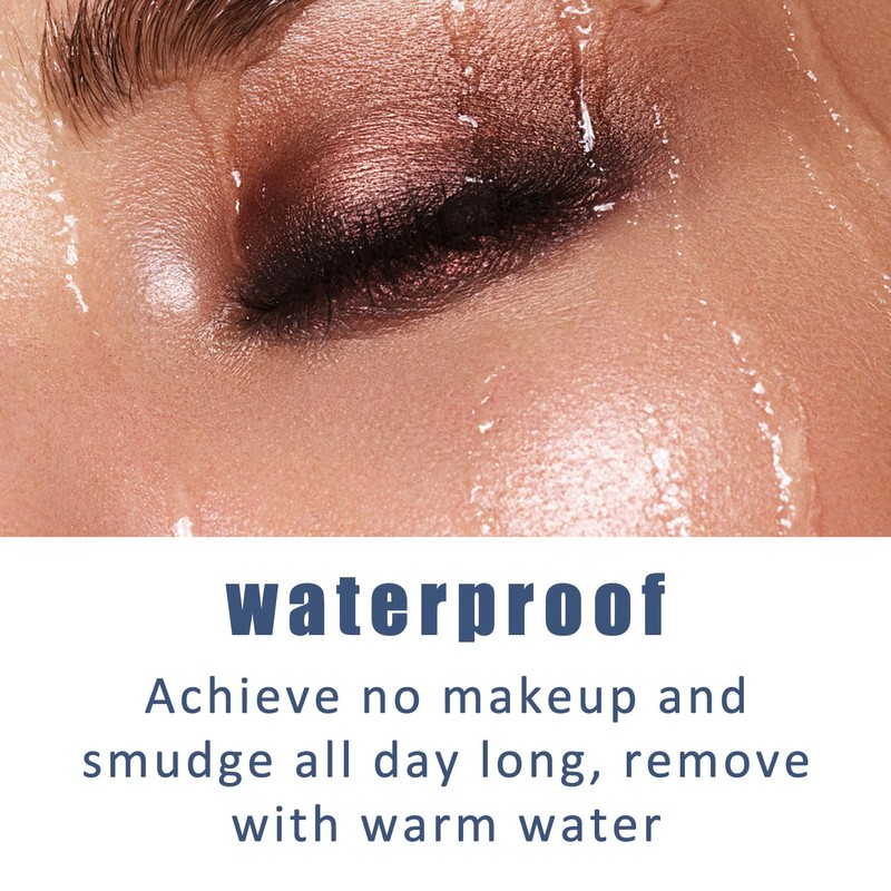 Waterproof Smudge-Proof Black Mascara for Sensitive Eyes, Hypoallergenic, Lengthening &