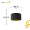 MiniSun | Small Modern Cream Boucle Drum Light Shade |