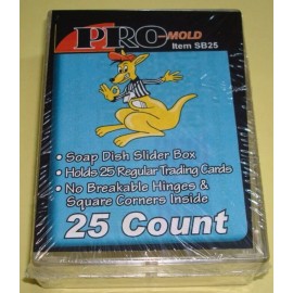NEW 25ct 2 piece  Boxes Pro Mold #SB25 25 count plastic box 2 count lot