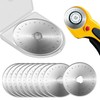 Rotary Replacement Blades, 10 Pcs Fabric Cutter Rotary Blades, 45mm