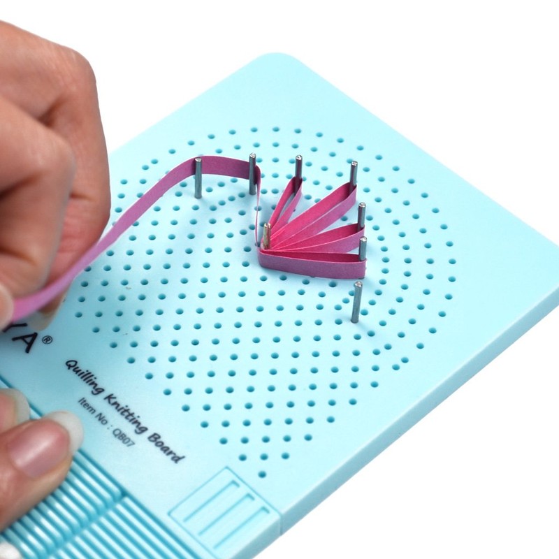 JUYA Quilling Knitting Board with 2 Functions Have Sticks Storage