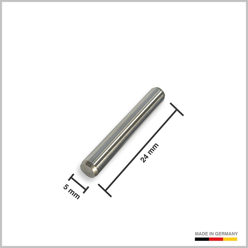 Pack of 40 Diameter 5 mm Stainless Steel Shelf Brackets