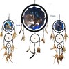 Remorelt 3PCS/Set Large Size Dream Catcher Wolf & Eagle Pattern