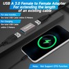 Togconn Female to Female USB Adapter（2 Pack）, USB Type A