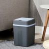 Trash Can 12L Smart Sensor Stable Dealing Cover Simple Style