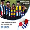 CSFIML Mexico Cuba Mixed Flag Graduation Stole Sash Mexican Flag