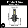 Fit for Can-Am Ryker/Ryker Rally Edition,H4/9003/HB2 Headlight Bulbs,IP68 800% Brightness